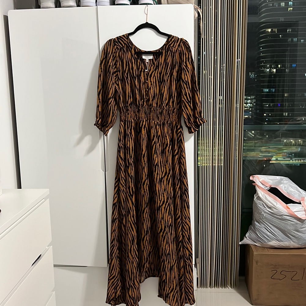 Tiger print dress